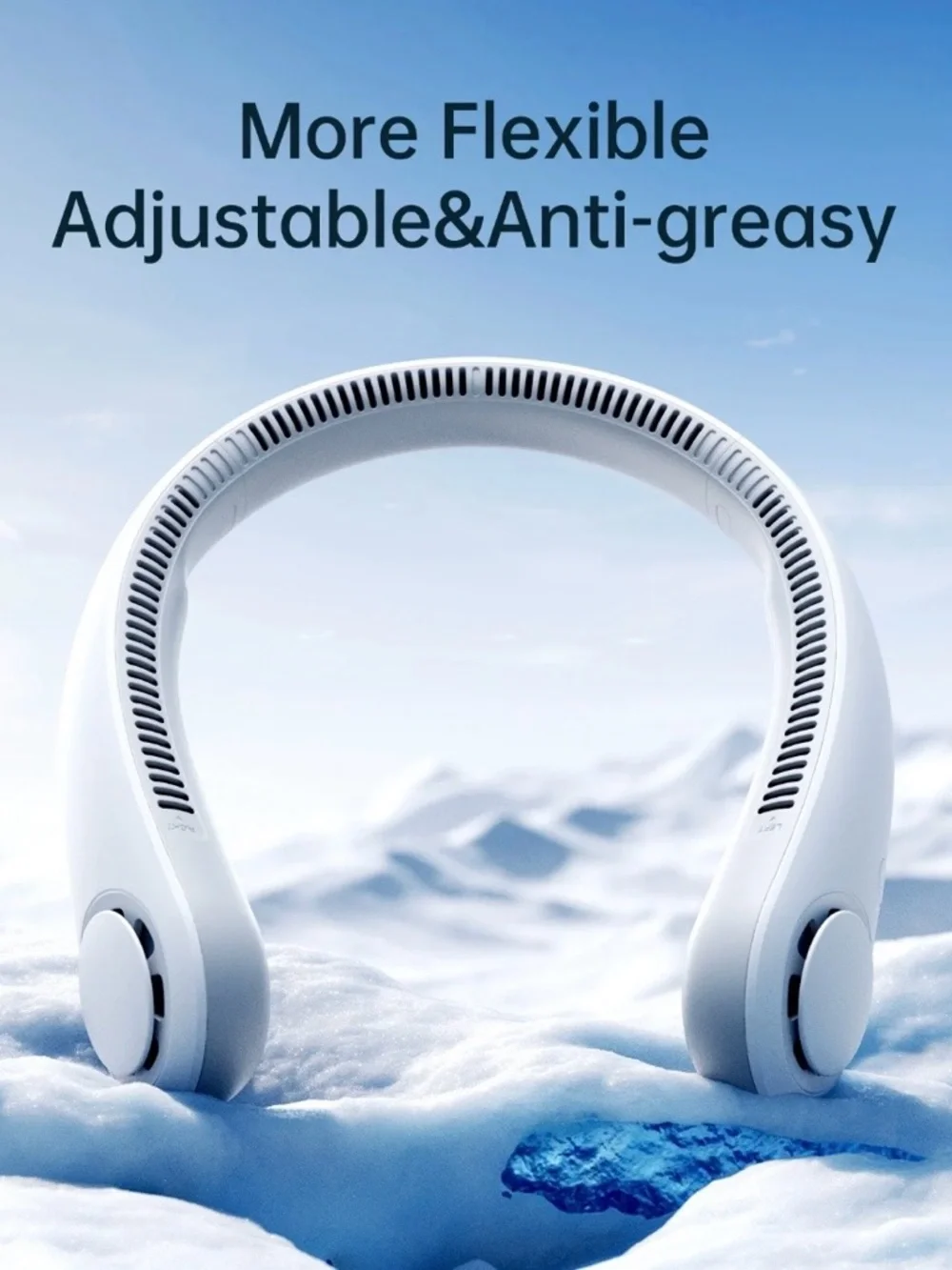 🔥 BUNDLE OF 2 JISULIFE Portable Neck Fans | 5 speeds | 18 H Battery New/Open Box